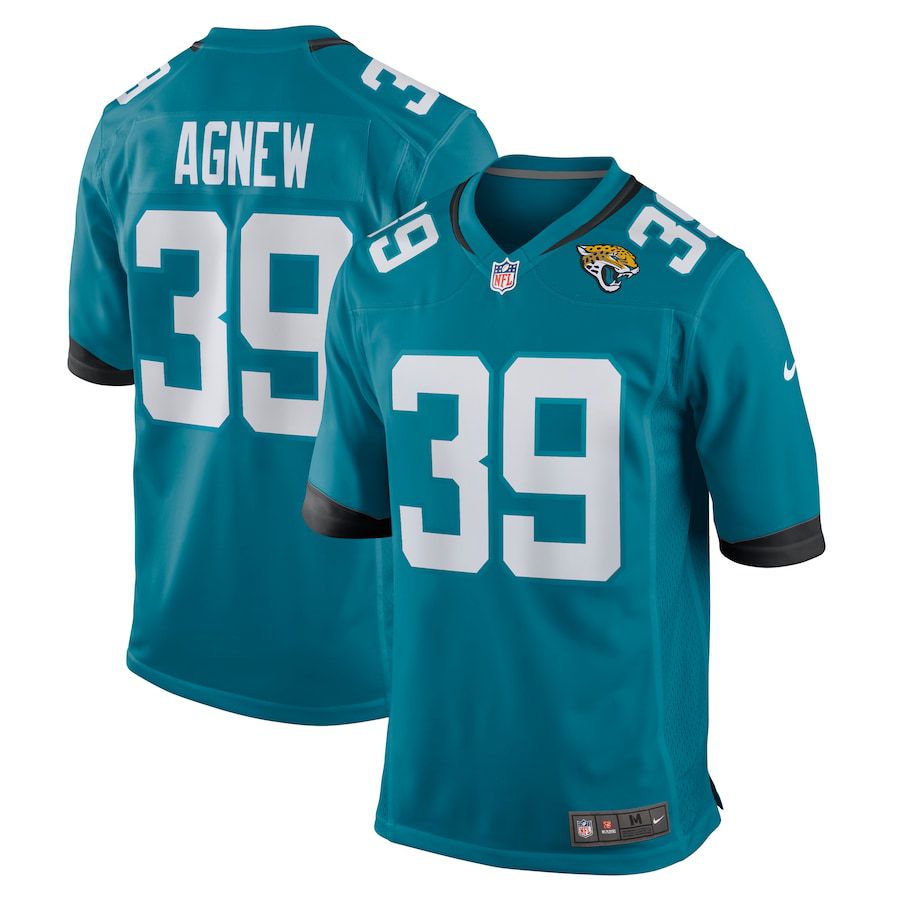 Men Jacksonville Jaguars #39 Jamal Agnew Nike Green Game NFL Jersey